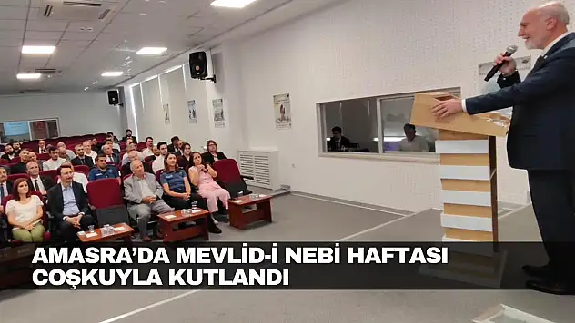 Amasra'da Mevlid-i Nebi Haftası Coşkuyla Kutlandı