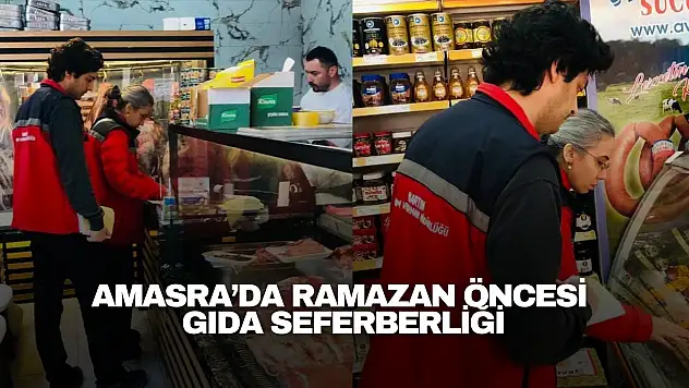 Amasra'da Ramazan Öncesi Gıda Seferberliği