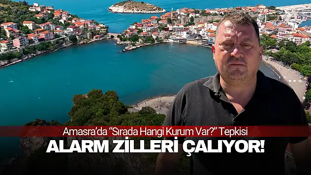 Amasra'da 'Sırada Hangi Kurum Var?' Tepkisi