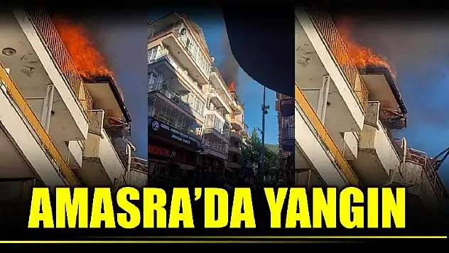 Amasra'da yangın