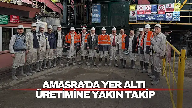Amasra'da Yer Altı Üretimine Yakın Takip