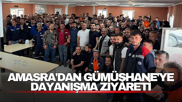 Amasra'dan Gümüşhane'ye Dayanışma Ziyareti