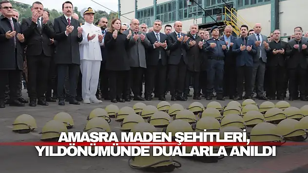 Amasra Maden Şehitleri, Dualarla Anıldı