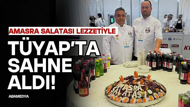 Amasra Salatası Lezzetiyle TÜYAP'ta Sahne Aldı!