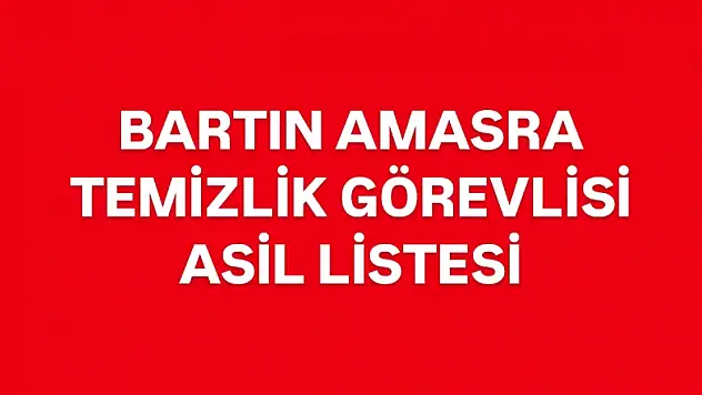 Amasra TYP Asil liste