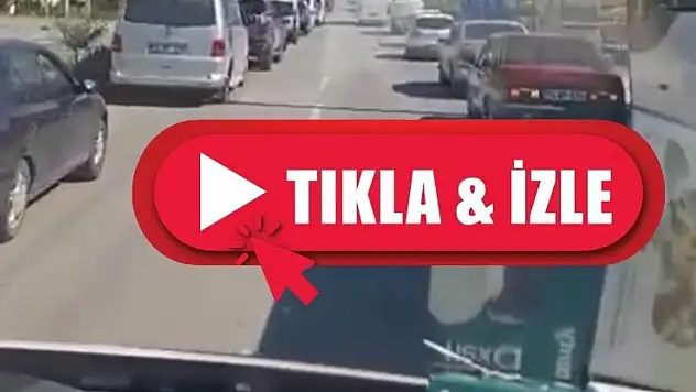 Ambulansa fermuar sistemiyle yol verdiler