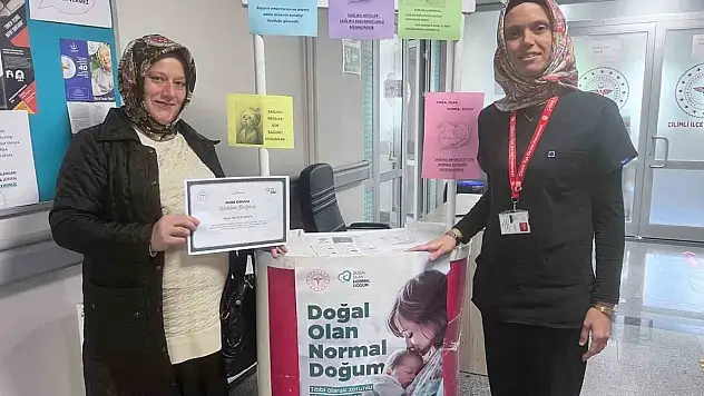 Anne adayları normal doğum konusunda bilgilendirildi