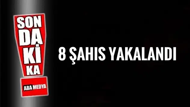 Aranan 8 şahıs Bartın'da yakalandı