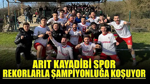 Arıt Kayadibi Spor rekorlarla şampiyonluğa koşuyor
