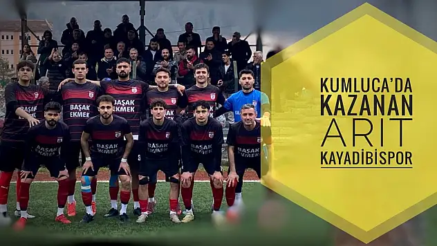 Arıt Kayadibispor 4 golle kazandı