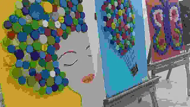 Atıkları sanat eserine dönüştürdüler