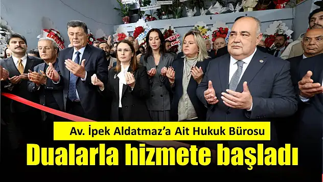 Av. İpek Aldatmaz Hukuk Bürosu açıldı
