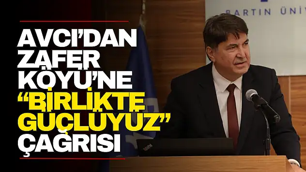 Avcı'dan Zafer Köyü'ne 'Birlikte Güçlüyüz' Çağrısı