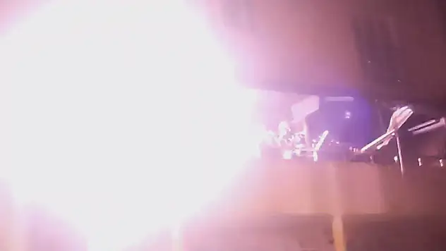 Bafra'da yangın 4 kişi hastanelik oldu