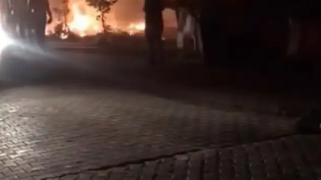 Bakacakkadı yangın paniği