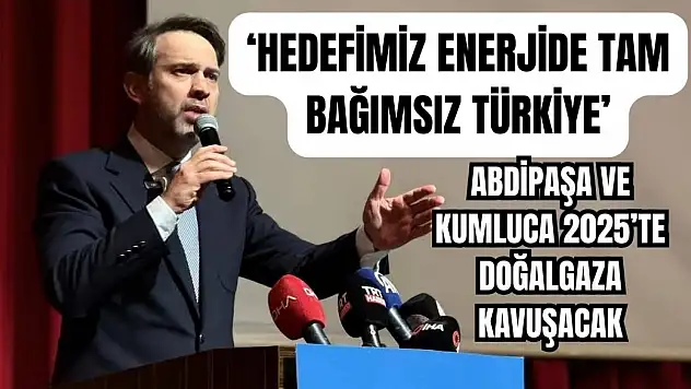 Bakan Bayraktar, Bartın'da konuştu