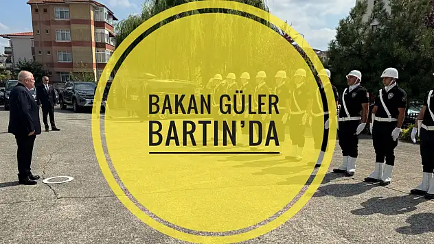 Bakan Güler Bartın'da