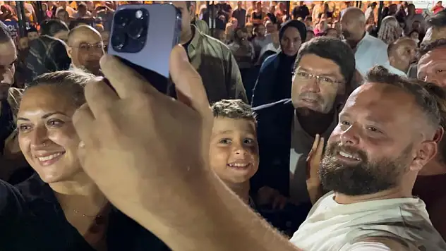 Bakan Tunç'a baba ocağında sevgi seli