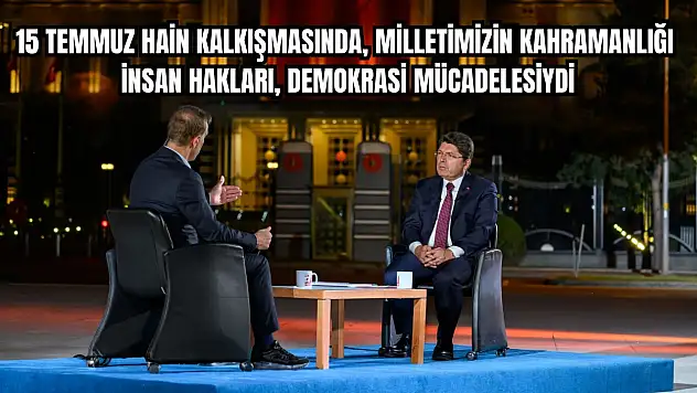 Bakan Tunç, canlı yayında soruları yanıtladı