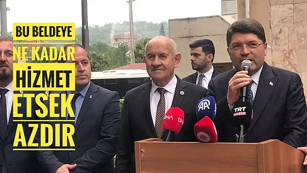 Bakan Tunç Kozcağız'da konuştu
