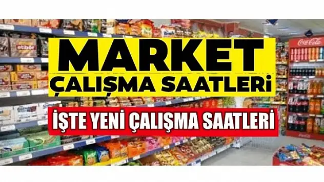 BAKKAL, TEKEL BAYİ VE MARKETLER İÇİN SAAT DÜZENLEMESİ