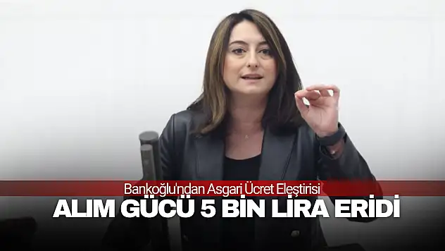 Bankoğlu'ndan Asgari Ücret Eleştirisi