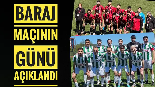 Baraj maçı kader maçı olacak