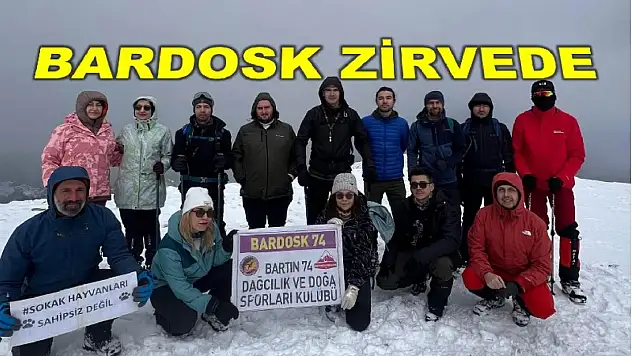BARDOSK74 2 bin rakımlı zirvede