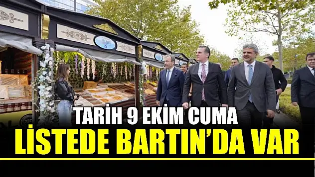 Bartın'a da yer ayrıldı
