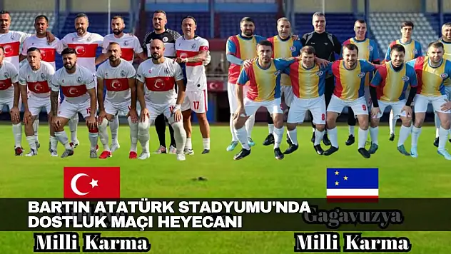Bartın Atatürk Stadyumu'nda Dostluk Maçı Heyecanı