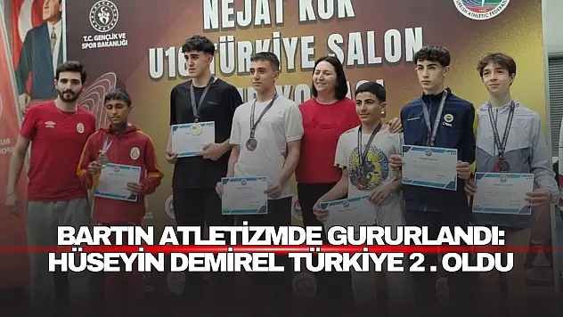 Bartın Atletizmde Gururlandı