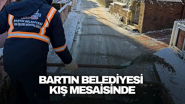 Bartın Belediyesi Kış Mesaisinde