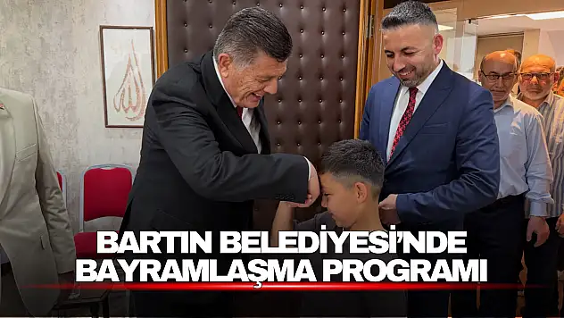 Bartın Belediyesi'nde bayramlaşma programı