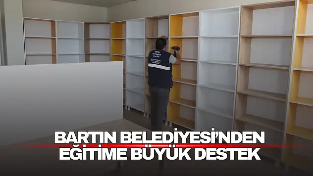 Bartın Belediyesi'nden Eğitime Büyük Destek