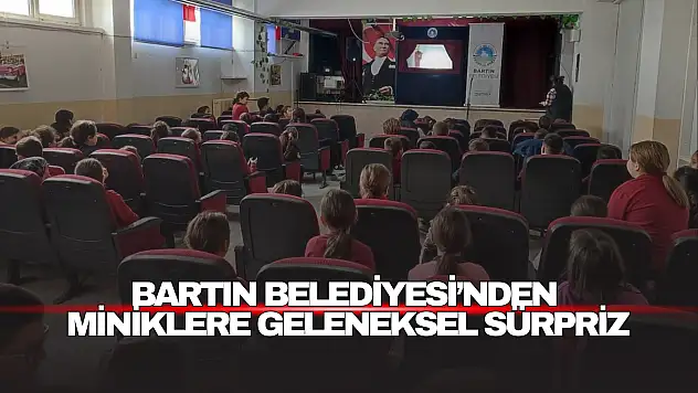 Bartın Belediyesi'nden Miniklere Geleneksel Sürpriz