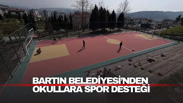 Bartın Belediyesi'nden Okullara Spor Desteği