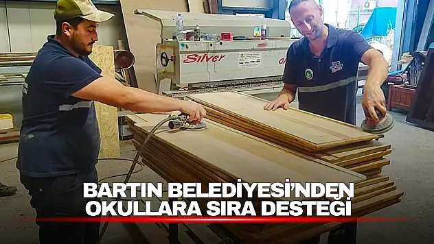 Bartın Belediyesi'nden Okullara Sıra Desteği