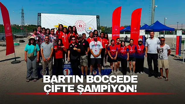 Bartın Boccede Çifte Şampiyon!