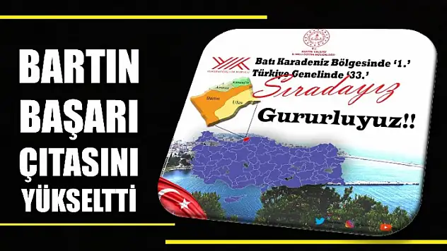 Bartın bölgede ilk sırada