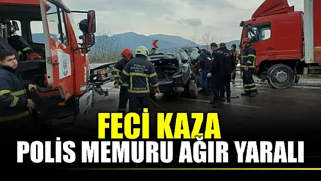 Bartın Çaycuma yolunda feci kaza