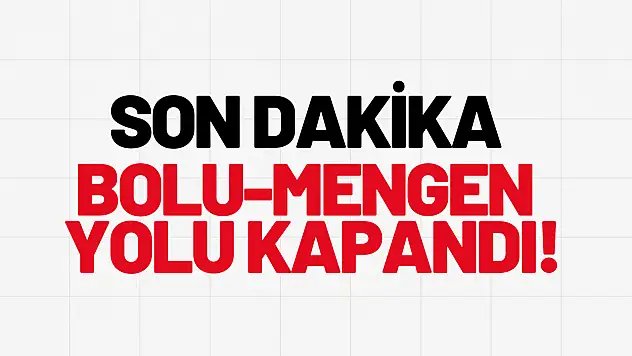 Bartın Çıkışlı Sürücülere 'Yenice' Uyarısı