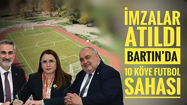 Bartın'da 10 köye saha yapılacak