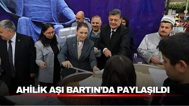 Bartın'da Ahilik Aşı Geleneği Sürdürüldü