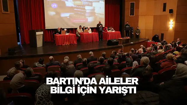 Bartın'da Aileler Bilgi İçin Yarıştı