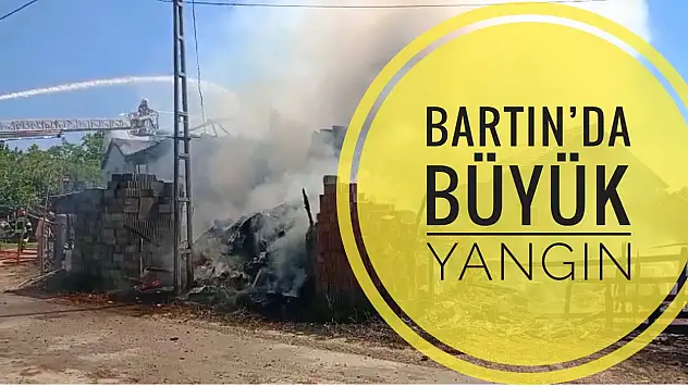 Bartın'da büyük yangın