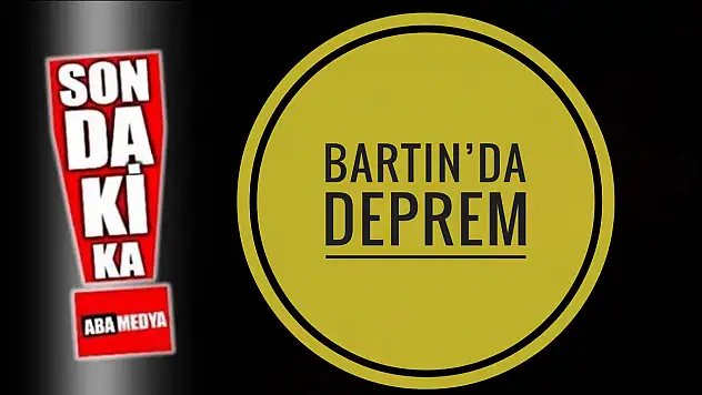 Bartın'da deprem
