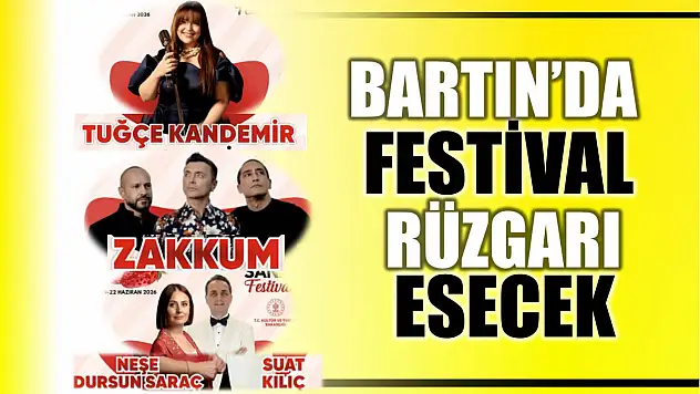 Bartın'da dev isimler konser verecek