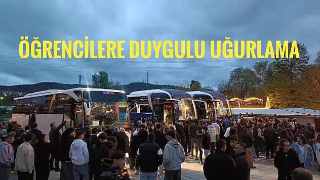 Bartın'da duygusal anlar
