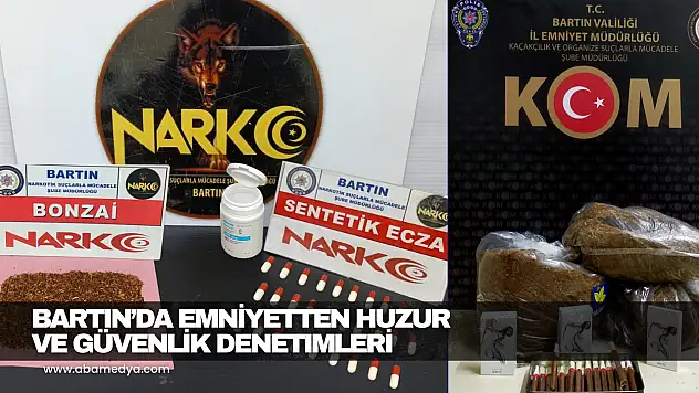 Bartın'da Emniyetten Huzur ve Güvenlik Denetimleri