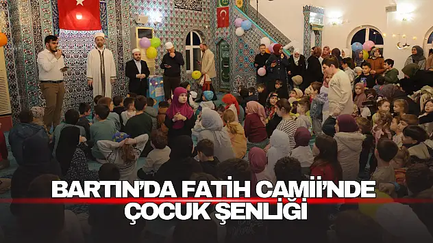 Bartın'da Fatih Camii'nde Çocuk Şenliği